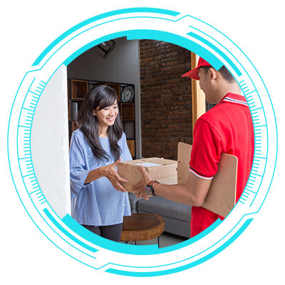 Ícone de cliente satisfeito